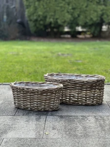Koszyk rattanowy elipsa (szer. 45 cm)