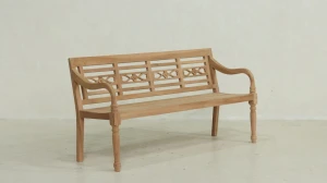 Ławka ogrodowa z drewna tekowego (180 cm)