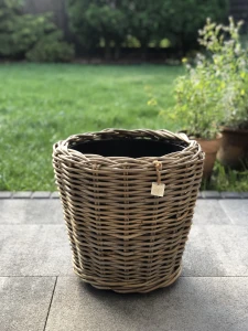 Donica rattanowa okrągła D42H44